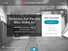 Tablet Screenshot of mystudioassistant.com